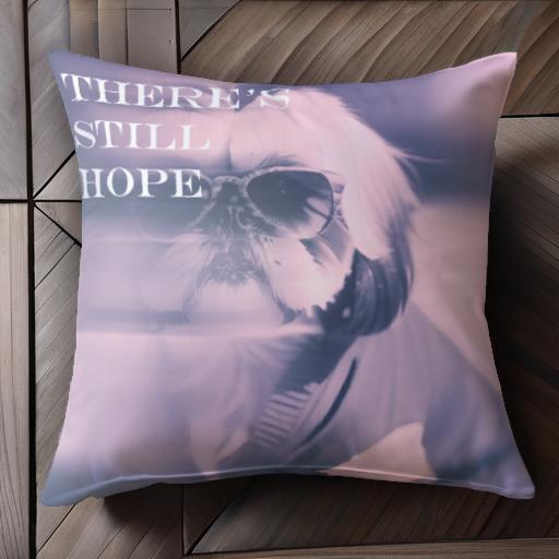 サングラス シーズー クッションカバー 45×45cm アニマル柄 おしゃれ 可愛い クッション本体付き 正方..