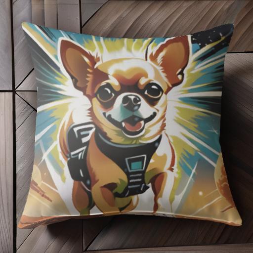 宇宙 チワワ スペース 犬用ハーネス クッションカバー 45×45cm アニマル柄 おしゃれ 可愛い クッション..
