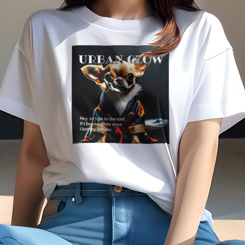 Tシャツ レディース 犬ファン 半袖 春夏 犬柄 プリント カジュアル かわいい 人間用 フィットネス ダンス Tシャツ チワワ ファッション カジュアル ストリートウェア