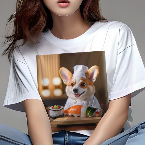 Tシャツ レディース 犬ファン 半袖 