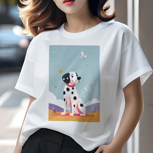 Tシャツ レディース 犬ファン 半袖 