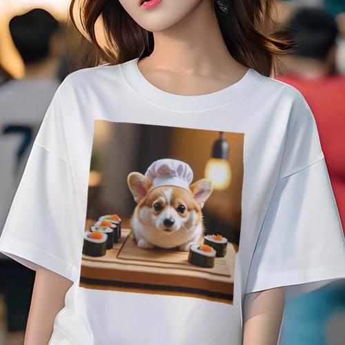 Tシャツ レディース 犬ファン 半袖 