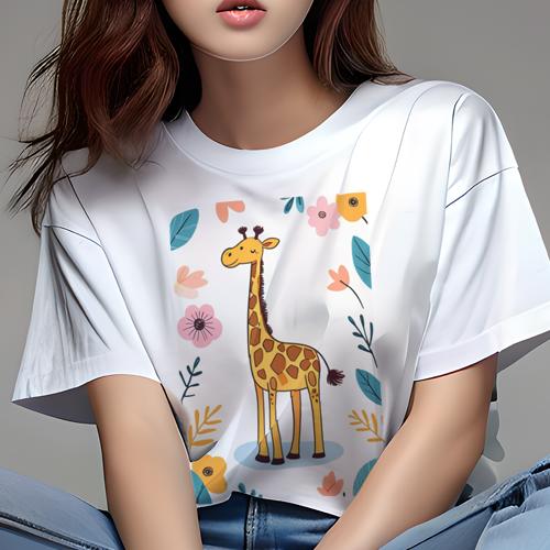Tシャツ レディース 犬ファン 半袖 春夏 犬柄 プリント カジュアル かわいい 人間用 フィットネス ダンス 花 葉 植物 Tシャツ レディース 犬ファン 半袖 春夏 犬柄 プリント カジュアル かわいい 人間用 フィットネス ダンス 花 葉 植物