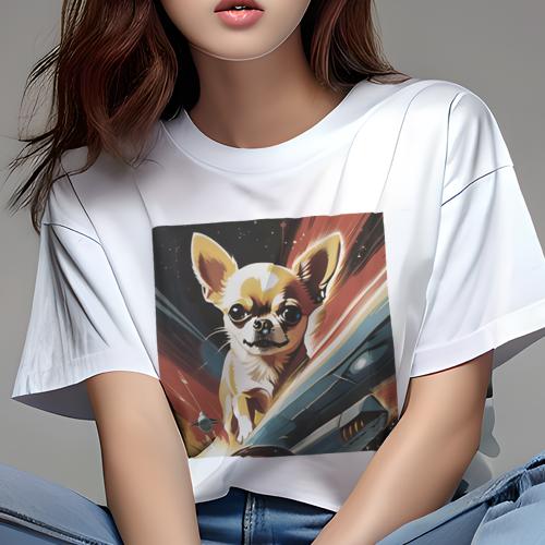 Tシャツ レディース 犬ファン 半袖 