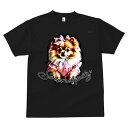 Tシャツ メンズ キッズ 犬ファン 半袖 春夏 犬柄 プリント カジュアル かわいい 人間用 フィットネス ダンス リボン ポメラニアン ワンピース
