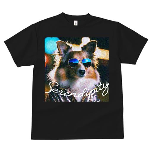 楽天フロントップ楽天市場店Tシャツ メンズ キッズ 犬ファン 半袖 春夏 犬柄 プリント カジュアル かわいい 人間用 フィットネス ダンス サングラス シェットランドシープドッグ キラキラ