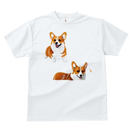 Tシャツ レディース 犬ファン 半袖 春夏 犬柄 プリント カジュアル かわいい 人間用 フィットネス ダンス コーギー