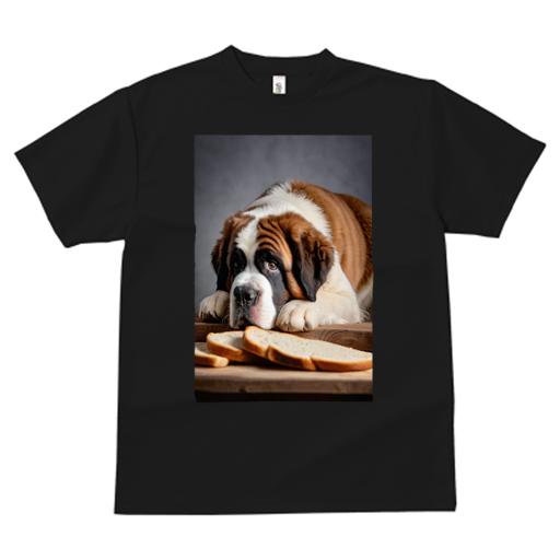 Tシャツ レディース 犬ファン 半袖 春夏 犬柄 プリント カジュアル かわいい 人間用 フィットネス ダンス パン セントバーナード