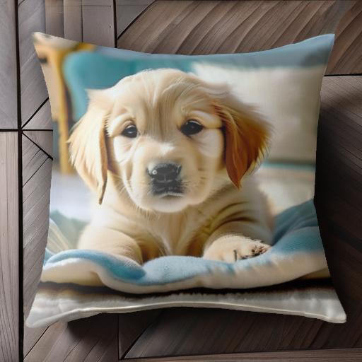 クッション ゴールデンレトリバー クッションカバー 45×45cm アニマル柄 おしゃれ 可愛い クッション本..