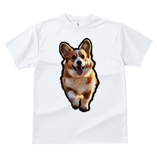 Tシャツ メンズ キッズ 犬ファン 半袖 春夏 犬柄 プリント カジュアル かわいい 人間用 フィットネス ダンス コーギー