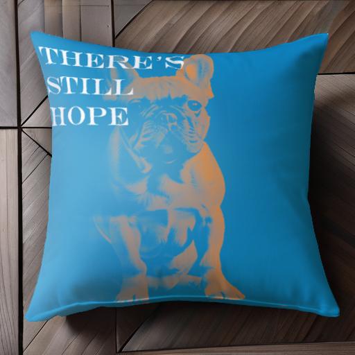 フレンチブルドッグ クッションカバー 45×45cm アニマル柄 おしゃれ 可愛い クッション本体付き 正方形 犬ファン