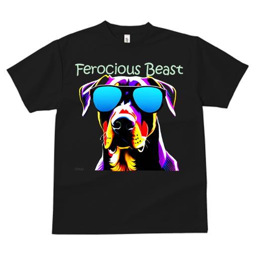 Tシャツ レディース 犬ファン 半袖 春夏 犬柄 プリント カジュアル かわいい 人間用 フィットネス ダンス サングラス ドーベルマン