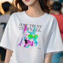 Tシャツ レディース 犬ファン 半袖 春夏 犬柄 プリント カジュアル かわいい 人間用 フィットネス ダンス サングラス グレートデーン(4)