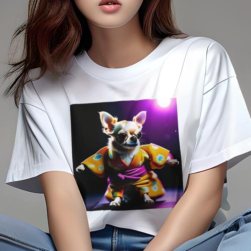 Tシャツ レディース 犬ファン 半袖 春夏 犬柄 プリント カジュアル かわいい 人間用 フィットネス ダン..