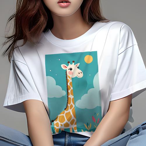 Tシャツ レディース 犬ファン 半袖 春夏 犬柄 プリント カジュアル かわいい 人間用 フィットネス ダン..