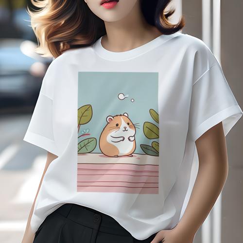 Tシャツ レディース 犬ファン 半袖 春夏 犬柄 プリント カジュアル かわいい 人間用 フィットネス ダン..