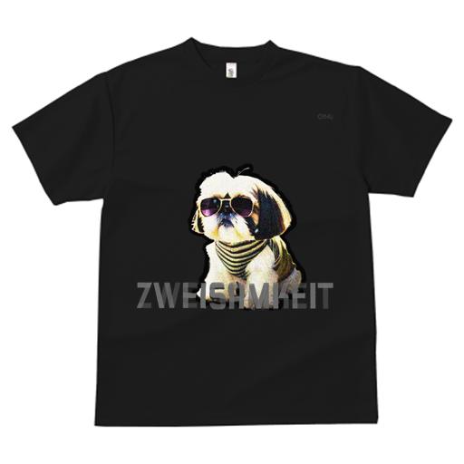 Tシャツ レディース 犬ファン 半袖 春夏 犬柄 プリント カジュアル かわいい 人間用 フィットネス ダンス サングラス シーズー 服