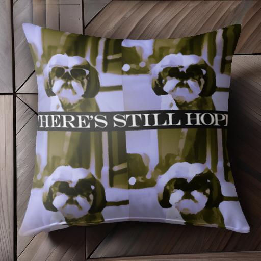 シーズー クッションカバー 45×45cm アニマル柄 おしゃれ 可愛い クッション本体付き 正方形 犬ファン