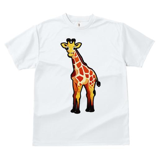 Tシャツ レディース 犬ファン 半袖 春夏 犬柄 プリント カジュアル かわいい 人間用 フィットネス ダンス キリン 動物 アフリカ サファリ かわいい