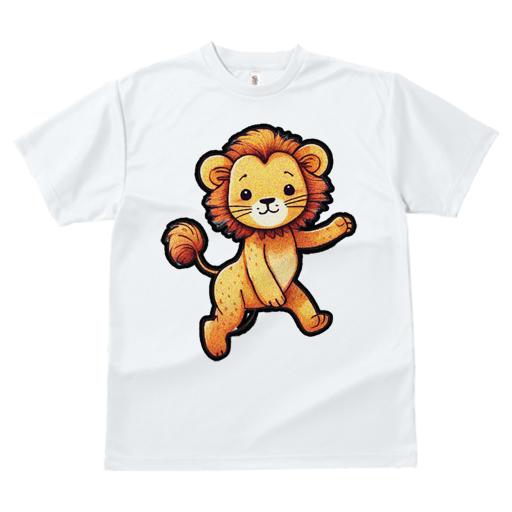 Tシャツ メンズ キッズ 犬ファン 半袖 春夏 犬柄 プリント カジュアル かわいい 人間用 フィットネス ダンス 漫画 動物 ライオン 子供