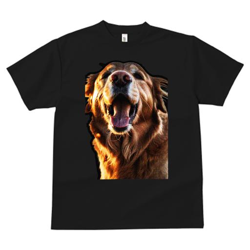 Tシャツ レディース 犬ファン 半袖 春夏 犬柄 プリント カジュアル かわいい 人間用 フィットネス ダンス ゴールデンレトリバー