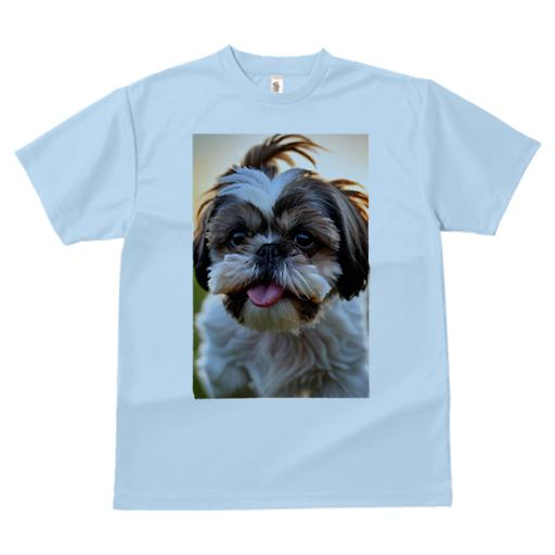 Tシャツ メンズ キッズ 犬ファン 半袖 春夏 犬柄 プリント カジュアル かわいい 人間用 フィットネス ダンス シーズー