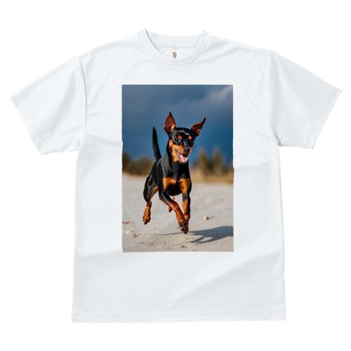 Tシャツ レディース 犬ファン 半袖 春夏 犬柄 プリント カジュアル かわいい 人間用 フィットネス ダンス ミニチュアピンシャー