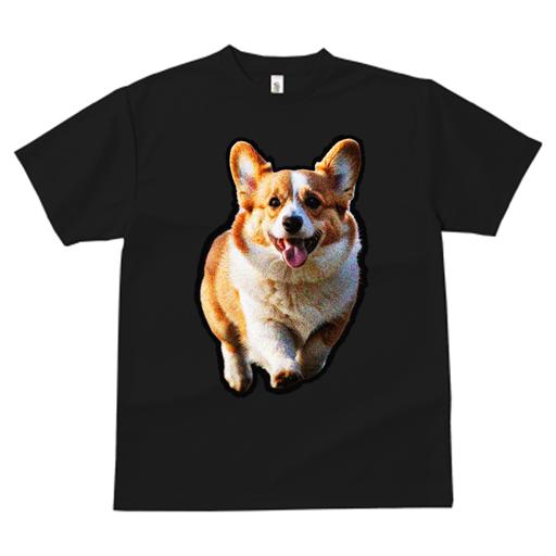 Tシャツ レディース 犬ファン 半袖 春夏 犬柄 プリント カジュアル かわいい 人間用 フィットネス ダンス コーギー