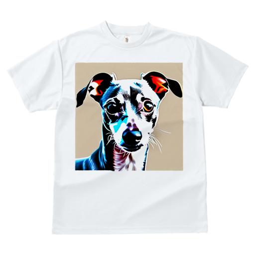 Tシャツ レディース 犬ファン 半袖 春夏 犬柄 プリント カジュアル かわいい 人間用 フィットネス ダンス イタリアングレーハウンド