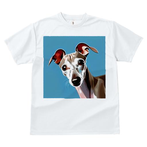 Tシャツ レディース 犬ファン 半袖 春夏 犬柄 プリント カジュアル かわいい 人間用 フィットネス ダンス イタリアングレーハウンド