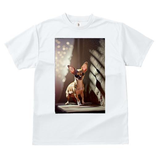 Tシャツ レディース 犬ファン 半袖 春夏 犬柄 プリント カジュアル かわいい 人間用 フィットネス ダンス 光 チワワ 影