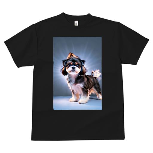 Tシャツ レディース 犬ファン 半袖 春夏 犬柄 プリント カジュアル かわいい 人間用 フィットネス ダンス シーズー