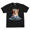 Tシャツ メンズ キッズ 犬ファン 半袖 春夏 犬柄 プリント カジュアル かわいい 人間用 フィットネス ダンス リボン コーギー ワンピース