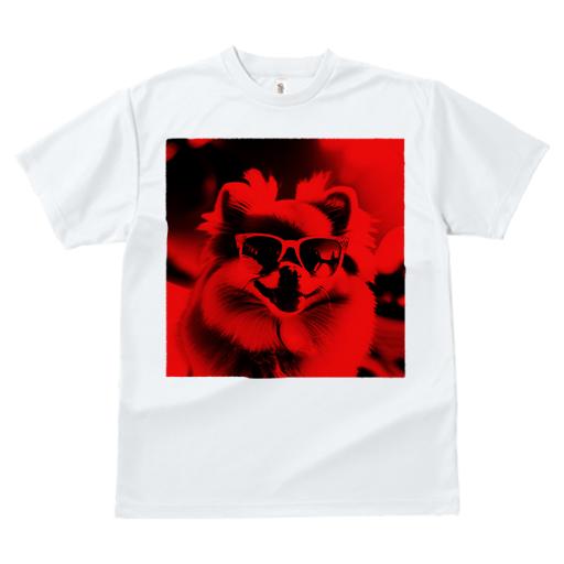 Tシャツ メンズ キッズ 犬ファン 半袖 春夏 犬柄 プリント カジュアル かわいい 人間用 フィットネス ダンス サングラス ポメラニアン