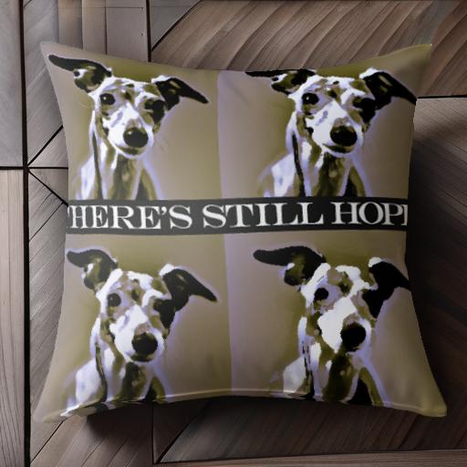 イタリアングレーハウンド クッションカバー 45×45cm アニマル柄 おしゃれ 可愛い クッション本体付き 正方形 犬ファン