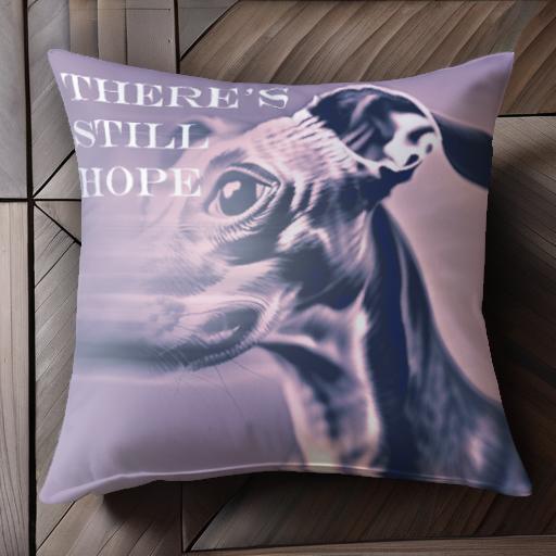 イタリアングレーハウンド クッションカバー 45×45cm アニマル柄 おしゃれ 可愛い クッション本体付き 正方形 犬ファン