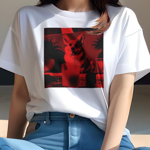Tシャツ レディース 犬ファン 半袖 春夏 犬柄 プリント カジュアル かわいい 人間用 フィットネス ダンス グラス コーギー 観葉植物 Tシャツ レディース 犬ファン 半袖 春夏 犬柄 プリント カジュアル かわいい 人間用 フィットネス ダンス グラス コーギー 観葉植物