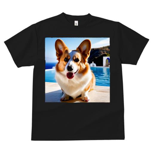 Tシャツ メンズ キッズ 犬ファン 半袖 春夏 犬柄 プリント カジュアル かわいい 人間用 フィットネス ..