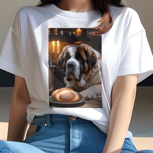 Tシャツ レディース 犬ファン 半袖 