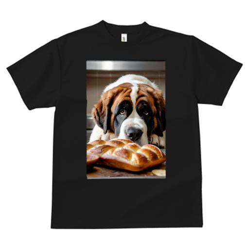 Tシャツ レディース 犬ファン 半袖 春夏 犬柄 プリント カジュアル かわいい 人間用 フィットネス ダンス パン セントバーナード