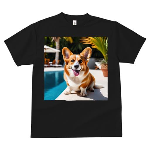 Tシャツ メンズ キッズ 犬ファン 半袖 春夏 犬柄 プリント カジュアル かわいい 人間用 フィットネス ..