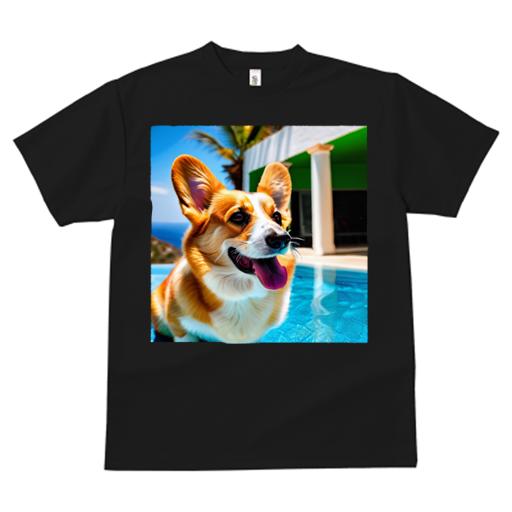 Tシャツ メンズ キッズ 犬ファン 半袖 春夏 犬柄 プリント カジュアル かわいい 人間用 フィットネス ..