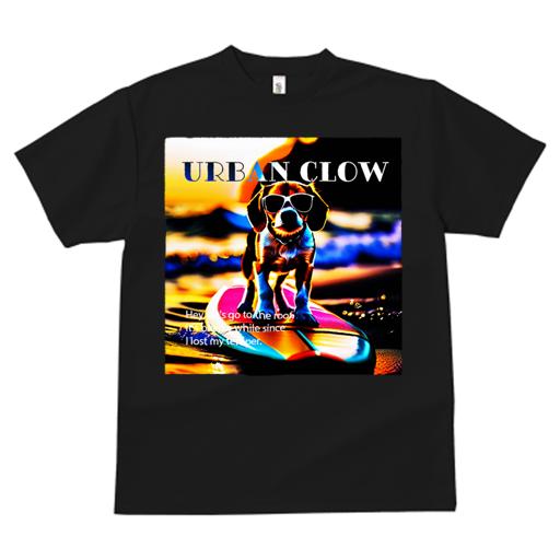 Tシャツ レディース 犬ファン 半袖 春夏 犬柄 プリント カジュアル かわいい 人間用 フィットネス ダンス サングラス ビーグル サーフィン