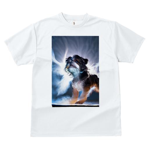 Tシャツ レディース 犬ファン 半袖 春夏 犬柄 プリント カジュアル かわいい 人間用 個性派 ここだけのデザイン 面白 シーズー