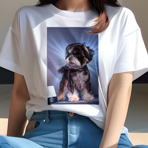 Tシャツ レディース 犬ファン 半袖 