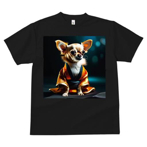 Tシャツ メンズ キッズ 犬ファン 半袖 春夏 犬柄 プリント カジュアル かわいい 人間用 個性派 ここだけのデザイン 面白 着物 チワワ