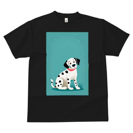 Tシャツ レディース 犬ファン 半袖 春夏 犬柄 プリント カジュアル かわいい 人間用 個性派 ここだけのデザイン 面白 犬 ダルメシアン ペット 動物 かわいい