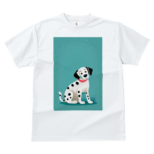 Tシャツ レディース 犬ファン 半袖 春夏 犬柄 プリント カジュアル かわいい 人間用 個性派 ここだけのデザイン 面白 犬 ダルメシアン ペット 動物 かわいい