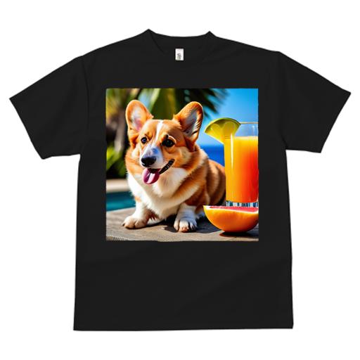 Tシャツ メンズ キッズ 犬ファン 半袖 春夏 犬柄 プリント カジュアル かわいい 人間用 個性派 ここだけのデザイン 面白 ジュース コーギー 柑橘類 Tシャツ メンズ キッズ 犬ファン 半袖 春夏 犬柄 プリント カジュアル かわいい 人間用 個性派 ここだけのデザイン 面白 ジュース コーギー 柑橘類