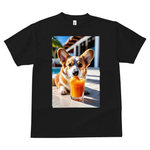 Tシャツ メンズ キッズ 犬ファン 半袖 春夏 犬柄 プリント カジュアル かわいい 人間用 個性派 ここだ..